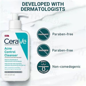 CeraVe-Cleaner Acne Oil Control 237ml 2% salicylic acid anti-acne+Triple ceramide Oil control acne and unclog pores