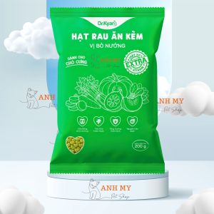 Hạt rau củ ăn kèm cho chó và mèo cados nguyên hộp 6 gói 200g 1 gói hàng chính hãng - DrKyan