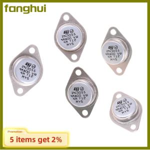 5 pcs 2N3055 NPN AF Amp Audio Power Transistor 15A 100V