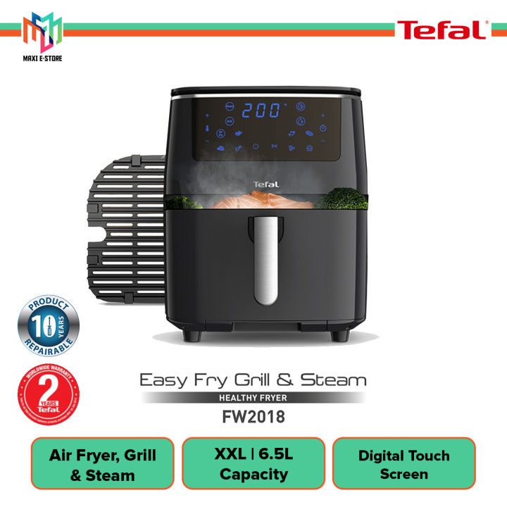 Tefal FW2018 Easy Fry Steam & Grill 6.5L 3in1 Healthy Air Fryer Lazada