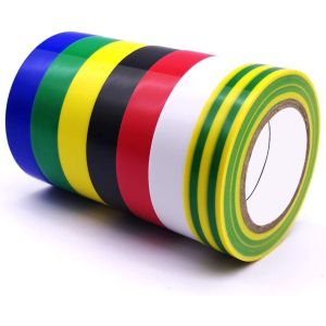 17mm*10M Vinyl Insulation Tape Pvc Electrical Tape Flame Retardant High Quality 1PC Indoor Outdoor Home Improvement Tape