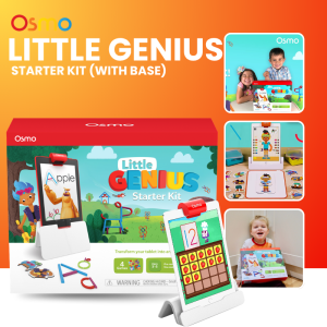 OSMO Tangible Play Little Genius Starter Kit with Base | STEM Educational Drawing Toys for Kids 3-5 Home-based Learning Kit