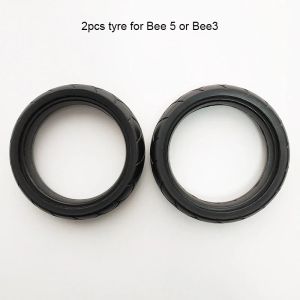 Buggy Wheel Tire For Bugaboo Bee3 Bee5 Pushchair Front or Back Stroller Wheel Tyre Cover PU Tubeless DIY Replace Accessories