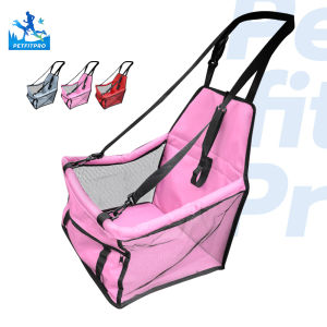 PetFitPro กระเป๋าที่นั่งสัตว์เลี้ยง ในรถยนต์ แบบเบาะเดี่ยว มี 3สี พกพาสะดวก เบาะรองนั่งสุนัขในรถ