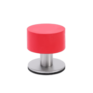 Stainless Steel Self-adhesive Door Stopper Rubber Door Stopper Non-perforated Door Handle Anti-collision Floor Protector