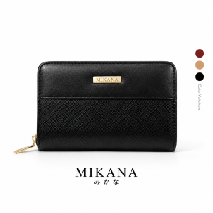 Mikana Nerumi Medium Wallet for Woman bifold coin purse for women card holder with picture pocket