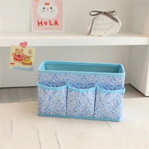 Christmas Gift Halloween Sanrio Fold Storage Box Hello Kitty Kawaii My Melody Portable Jewelry Stationery Sundries Cosmetics Storage Box Household Items
