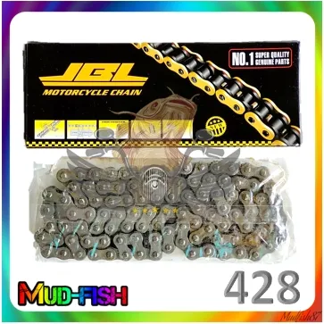 JBL MOTORCYCLE CHAIN 428 (BLACK) 96L 104L 108L 114L 120L 132L
