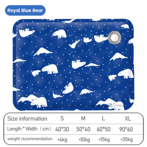 Dog Cooling Bed Mat Pet Cooling Bed Mat Gel Ice Breathable Waterproof Pet Dog Cat Sleeping Bed Mat