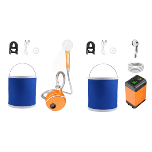 Sạc nhanh Lều tắm khi đi cắm trại Tích hợp túi nước Bộ bơm kháng thời tiết cho các nhà thám hiểm thám hiểm