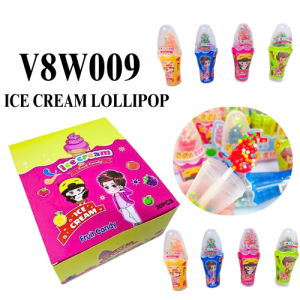 Ice Cream Lollipop & Soda Lollipop With Hard  Sweet Candy SUGAR CRASH
