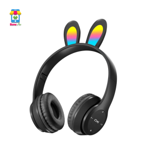 P47R CAT EARS HEADSET headphone Hf bando telinga kucing LED BANDO BLUETOOTH wireles GAME HEADSET G-P47R LED wireles super bass