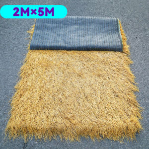 Gulungan Jerami Buatan Atap Rumput Sintetis Bar Kabin Teras Pesta Dekorasi Atap Jerami