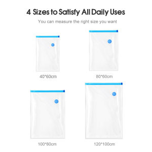 Vacuum Compression Storage Bag Reusable Travel Sealer Bags Waterproof Thicken Packing Bag Space Saver for Duvet Clothes