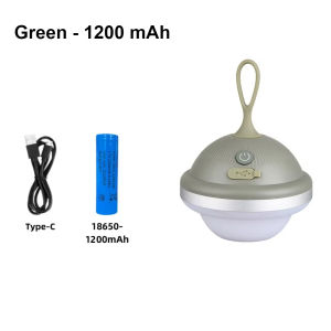 ไฟแคมป์ปิ้ง LED แบบพกพาใหม่ไฟแขวนเชือกเชือกซิลิโคนสภาพแวดล้อมหรี่ไฟได้ไม่ต้องติดไฟฉุกเฉินกลางแจ้งกันน้ำไฟทำงานกลางแจ้งชนิด C ชาร์จไฟได้