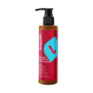 Collagen Shea Butter Leave-In Hair Mask Cream Deep Conditioning Shea Butter Protein Cream Collagen Hair ment Smooth Glossy for Dry and Damaged All Hair Types 200ml 6.8 fl.oz