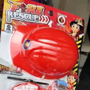 Mainan Anak Cowok: Helm & Mobil Pemadam Kebakaran