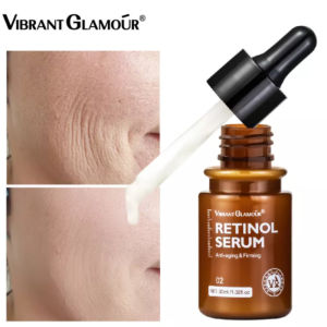 100% Original Genuine VIBRANT GLAMOUR 30ml Retinol Anti Aging Serum Whitening Brightening Moisturizing for Face Essence