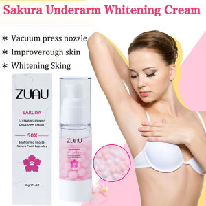 Sakura Valley Dew Armpit Whitening Cream Glutathione 5X Ceramide Body Lotion Brightens Underarms Pearl Moisturizing Cream Removes Chapped Skin and Dullness Hydrating Moisturizing Body Lotion Improves Underarm Sunken Muscles 30g