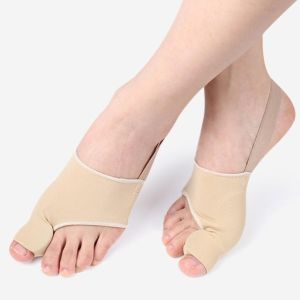 1 pair of bunions protector bunions sleeve toe straightener silicone toe separator orthosis hallux foot care adjuster hallux valgus cloth bunion orthosis