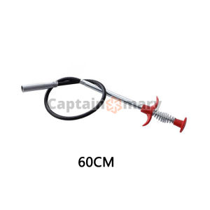 0.6M To 2M Iron Wire Drain Snake Sticks Clog Remover Cleaning Spring Pipe Dredging Tool