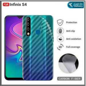 PROMO ALVA Garskin Infinix S4 / Smart 3 Plus Anti Gores Belakang Carbon Skin Pengiriman Cepat