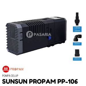 SUNSUN PROPAM PP106/PP 106 Pompa Celup Kolam 45 Watt/45W 2500 liter/jam(lph)