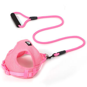 Pet Harness Dog Cat Tebal / Rompi Anjing Kucing 1 Set + Tali – Warna