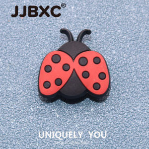 Jibbitz cross จิบบิท  Ladybug แมลงเต่าทอง ตัวเสริมรองเท้า น่ารักสดใส จิ๊บบิท ตัวติดรองเท้า cross