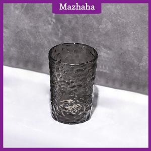 Mazhaha Nhựa Nước súc miệng bàn chải đánh răng cup với xử lý Home phòng tắm Tumblers xách tay Mug trong suốt bàn chải đánh răng chủ