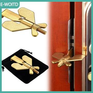 【E-WOITD】 Khóa cửa an ninh cho du lịch nhiệm vụ nặng nề khóa cửa di động stoppers khách sạn cửa Jammer nhà an ninh khóa chốt thiết bị ngoài