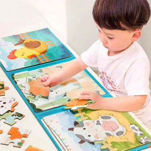 LAKOE จิ๊กซอว์แม่เหล็กปริศนา เสริมพัฒนาการ สําหรับเด็ก 3 ชิ้น