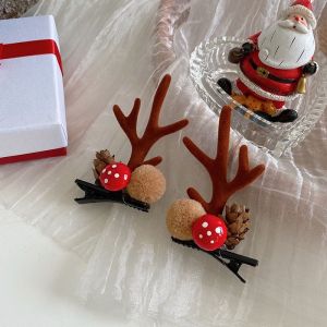 กิ๊บติดผมคริสต์มาส แพ็ค2ชิ้น รูปกวาง เขากวางน่ารักๆ สไตล์คริสต์มาส สําหรับผู้หญิง.