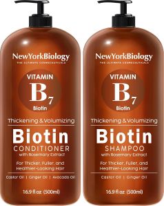 New York logy tin Shampoo and Conditioner Set for Dry and Thin Hair – Clarifying Shampoo for Men and Women – Hydrating and Cleansing Hair and Scalp – 16.9 Fl Oz