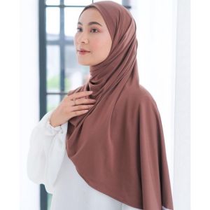 Pastella - Salma Syari Hijab Instant Oval Softpet Bahan jersey Ukuran Besar