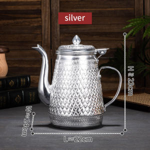 เหยือกน้ำลายไทย ใช้ในร้านอาหาร เหยือกน้ำทรงย้อนยุคเหยือกน้ำเย็นลายไทย กาน้ำชา