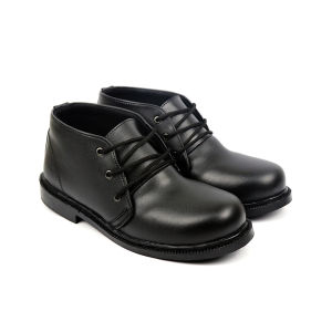 VFlazo Sepatu PDH Pria Dof Paskip Satpam Sepatu Pantofel Tali Oxford Hitam Pri