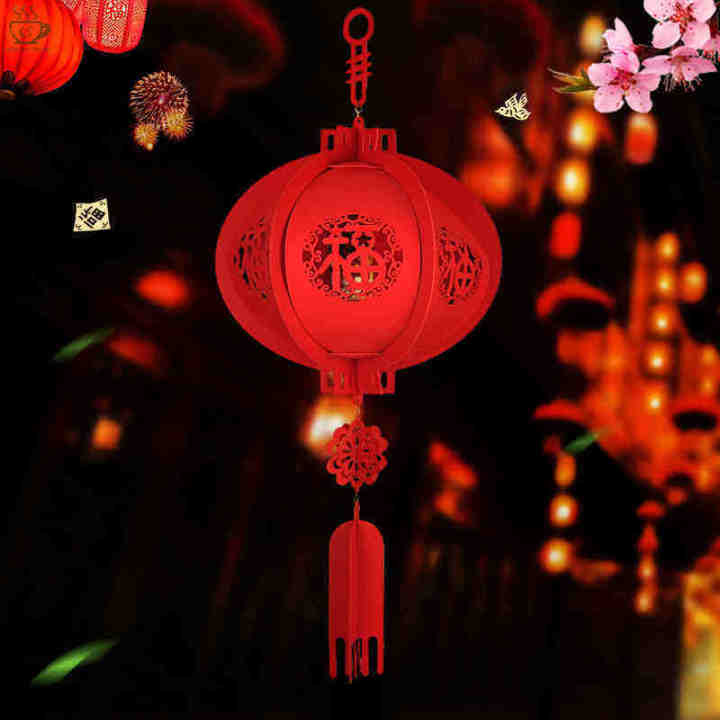 2023%20CNY%20Chinese%20New%20Year%20Lantern%20Decoration%20Non-woven%20Lantern%20Felt%20Product%20Three-dimensional%20Blessing%20Character%20Blessing%20Character%20Lantern%20Pendant%20-%20Image%204