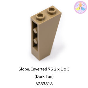 ชิ้นส่วน อะไหล่ เลโก้ Lego Part No. 2449 Slope Inverted 75 2 x 1 x 3 1 ชิ้น (6283818 etc.)