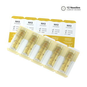 5pcs NH3 Hydra Microneedling Pen M10 Cartridge 5 Levels Liquid Adjustment 12Pin 24Pin 36Pin Round nano