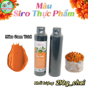 ( 1 CHAI 210G ) MÀU SIRO THỰC PHẨM UNICORN_MÀU CAM TƯƠI