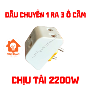 Đầu nối đa năng 3 cửa P11 chịu tải 2200W SOPOKA