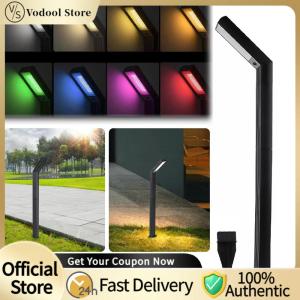 LED Solar Garden Light Waterproof Seven-Shaped Ground Light for Lawn Pathway and Landscape Illumination