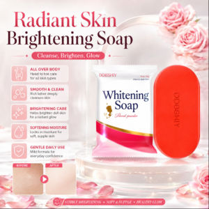 Whitening Soap Body Soap Brightening Soap Floral Scent Moisturizing Glowing Skin All Skin Types Beauty Bar
