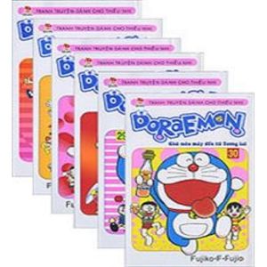 Sách - Combo 10 quyển truyện Doraemon ngắn - giao tập ngẫu nhiên + bán kèm 1 bút viết