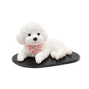 MQU19 Dog Car Dog Dashboard Decoration Silicone with Anti Slip Pad Dog Car Ornament Car Interior Decoration Simulation Gadget Center Console Automobile Decoration Car Center Console