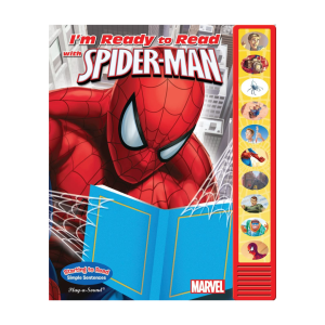 Marvel Spiderman Ready To Read Hardcover Sound Book With Buttons To Hear The Story For Kids