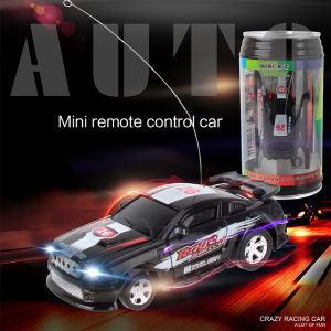 8 Colors Can Mini RC Car with Remote Control Speed Radio Remote Control Micro Racing Car 4 Frequencies Toy for Kids Gifts RC Models Toy 玩具车