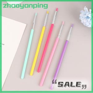 zhaoyanping Silicone Concealer Brush Eye Makeup Assist Brush Eyeliner Brush Eye Shadow Eyebrow Details Nail Painting Tools Nail Art Brush