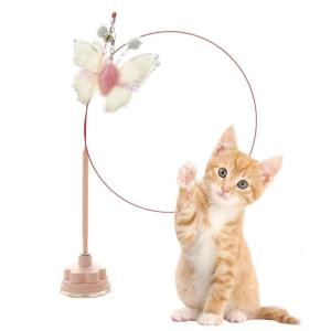 Tương tác mèo đũa Núm hút cao su dài Rod Pet tập thể dục vui vẻ chơi Rod thích hợp cho sàn nhà và bảng